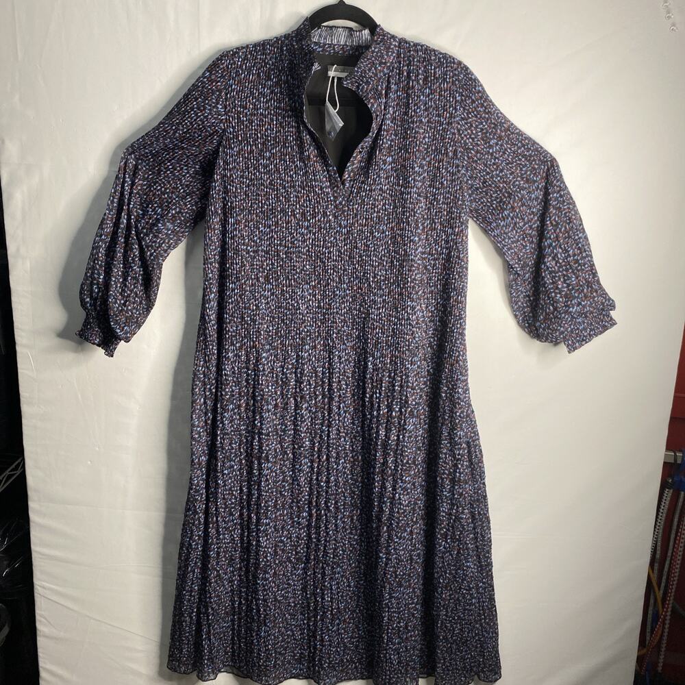 Rowe Women’s Mock Neck midi dress size 16 Blue